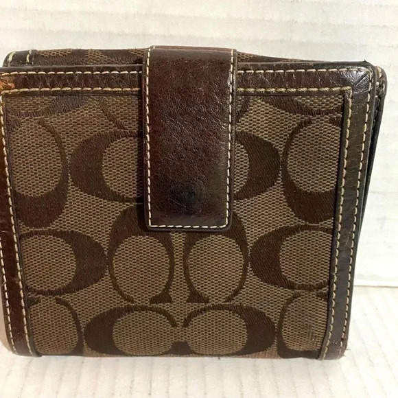 Coach CC signature print canvas wallet - Picture 2 of 6